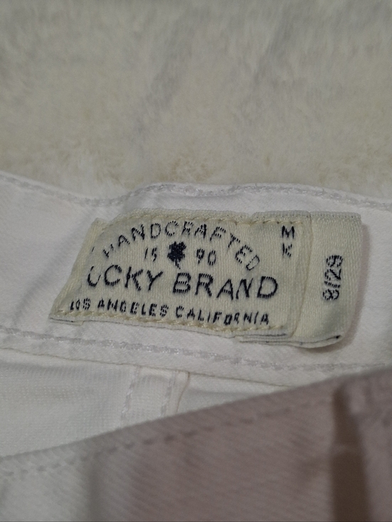 Lucky Brand Sienna Cigarette Cropped Denim White Jeans Women Size 29 - Picture 11 of 16